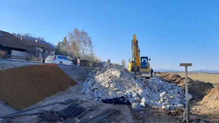 Pivka - Parje izgradnja kolesarske steze (4)